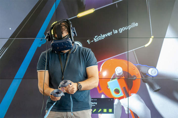 SNCF fire training in VR